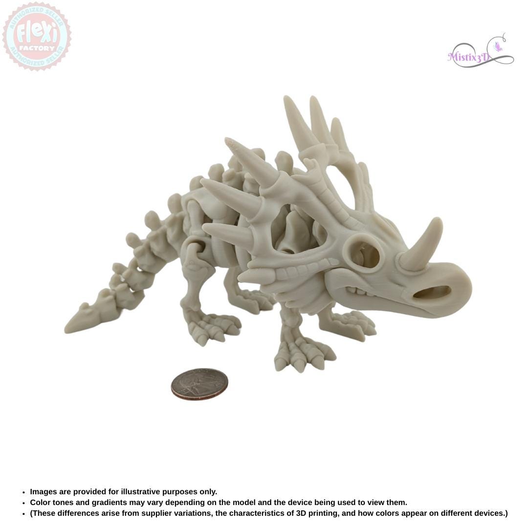 Skeleton Styracosaurus | 3D Printed | Authorized Seller of Flexi Factory