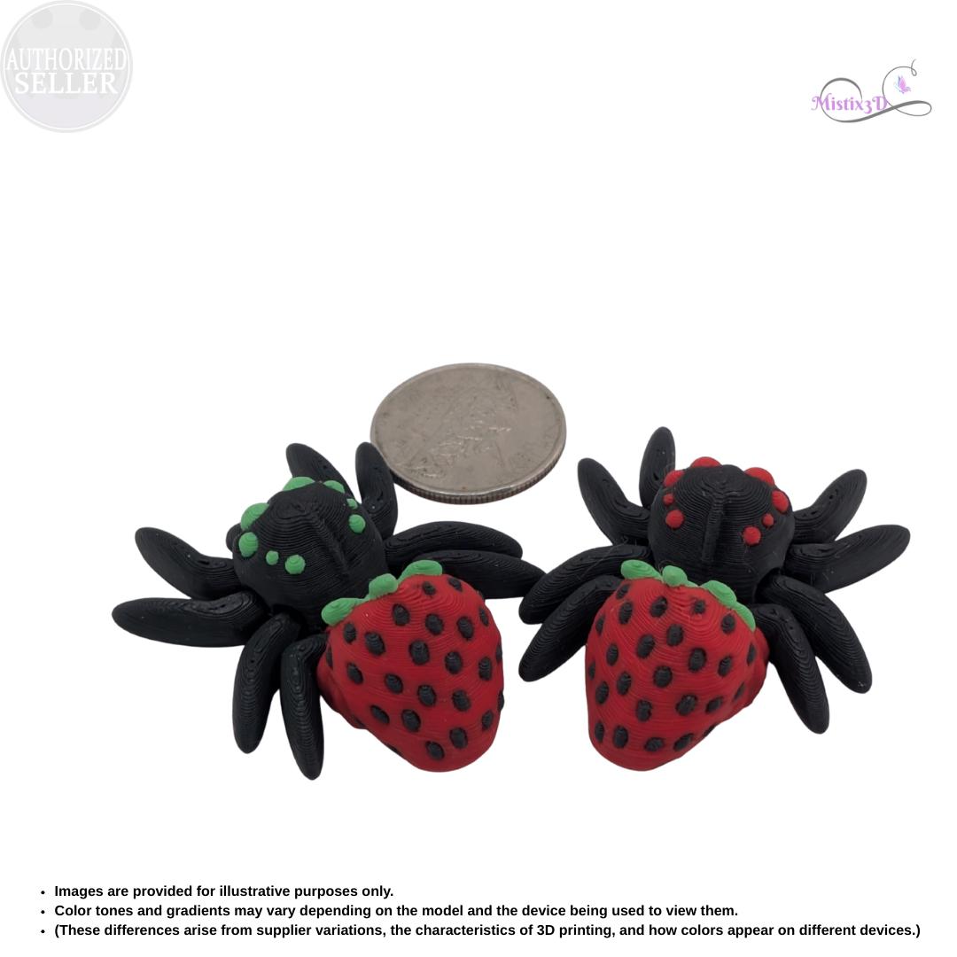 Strawberry Spider Articulated Fidget