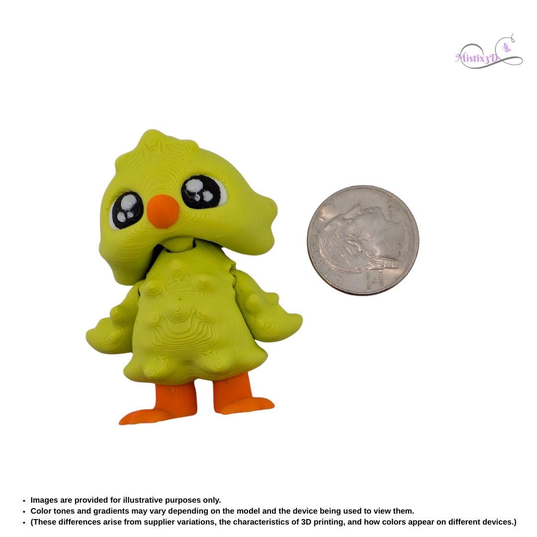 Chick Easter Mooshling Flexi - Authorized Seller of Star Mouse 3D