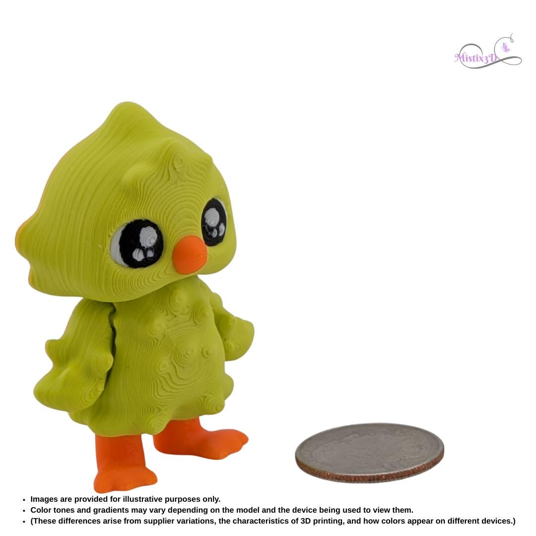 Chick Easter Mooshling Flexi - Authorized Seller of Star Mouse 3D