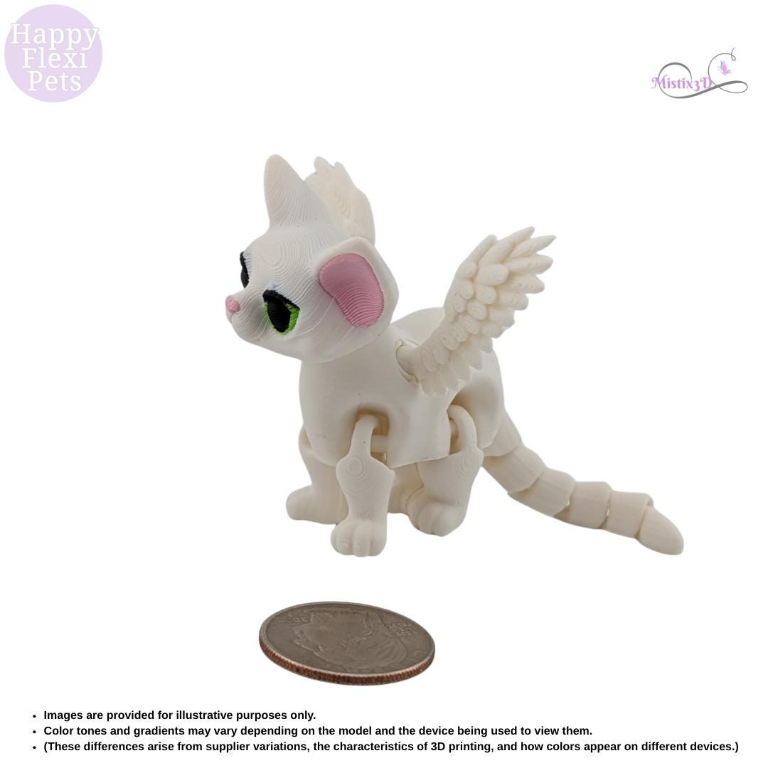 Angel / Devil Kitty 3D Printed – Authorized Seller of Happy Flexi Pets
