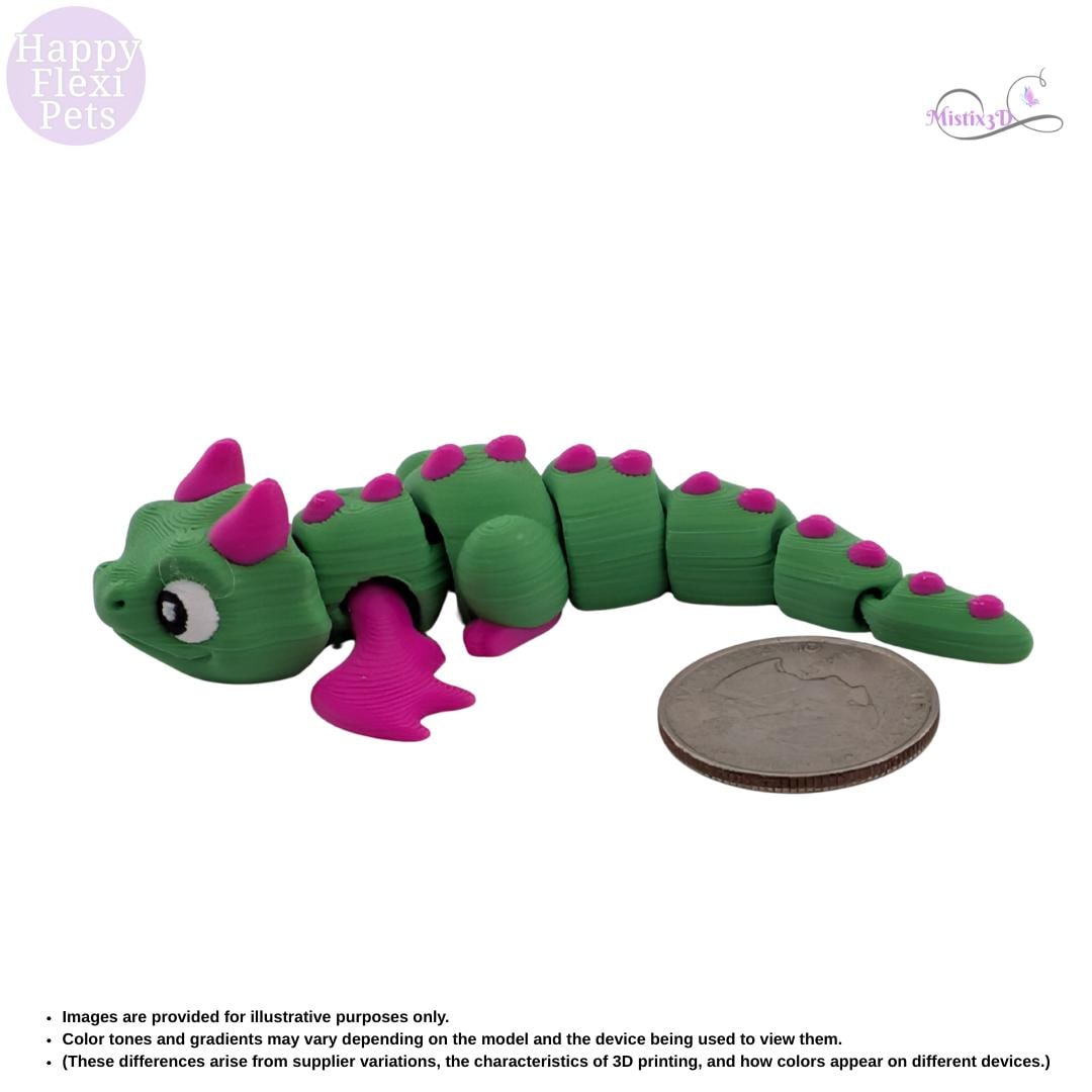 Mini Dragon-3D Printed – Authorized Seller of Happy Flexi Pets