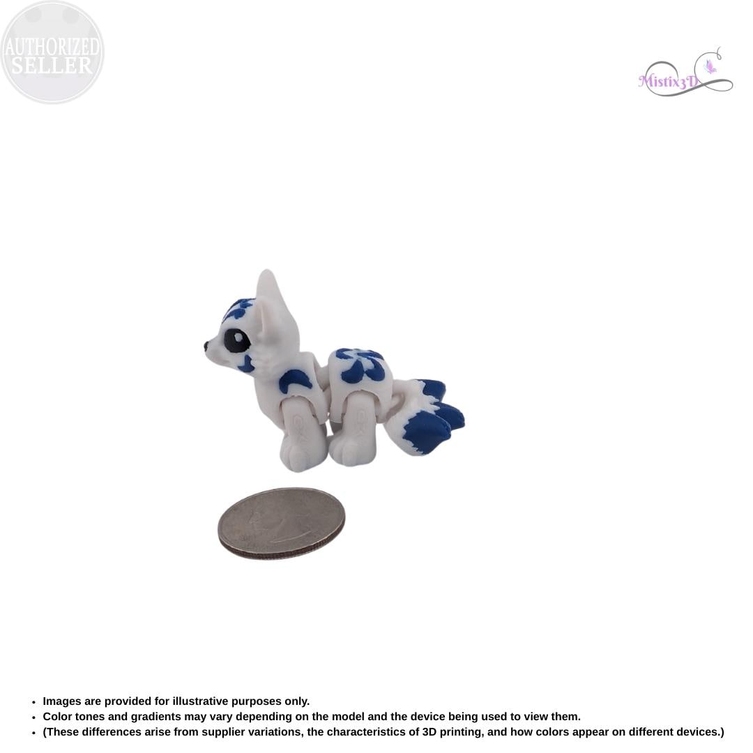 Kitsune Hatchling | 3d printed | Authorized Seller Cinderwing