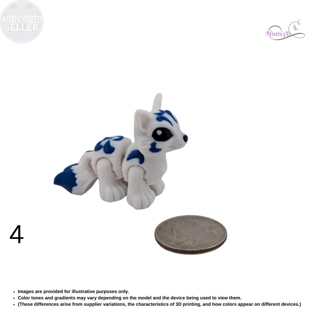 Kitsune Hatchling | 3d printed | Authorized Seller Cinderwing