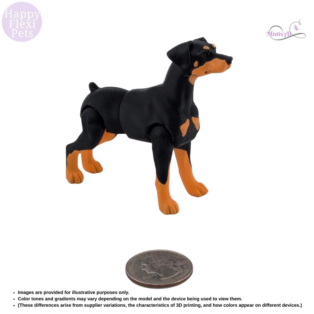 Doberman - 3D Printed – Authorized Seller of Happy Flexi Pets