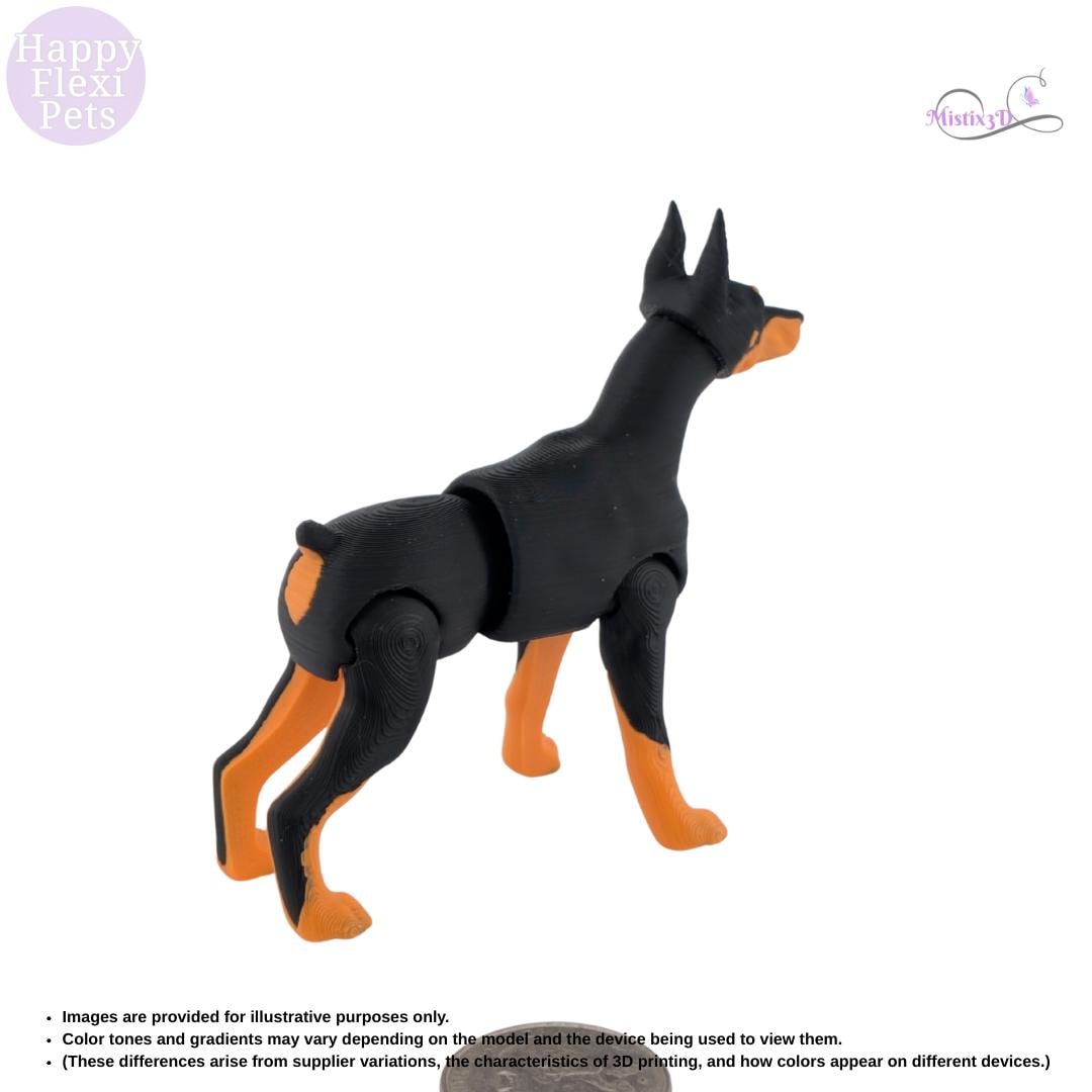 Doberman - 3D Printed – Authorized Seller of Happy Flexi Pets
