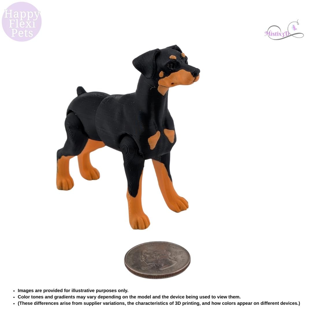 Doberman - 3D Printed – Authorized Seller of Happy Flexi Pets