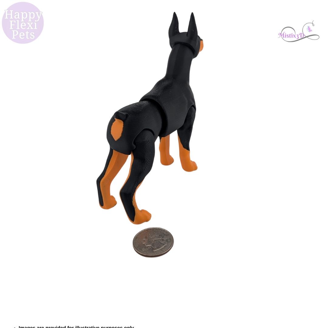 Doberman - 3D Printed – Authorized Seller of Happy Flexi Pets