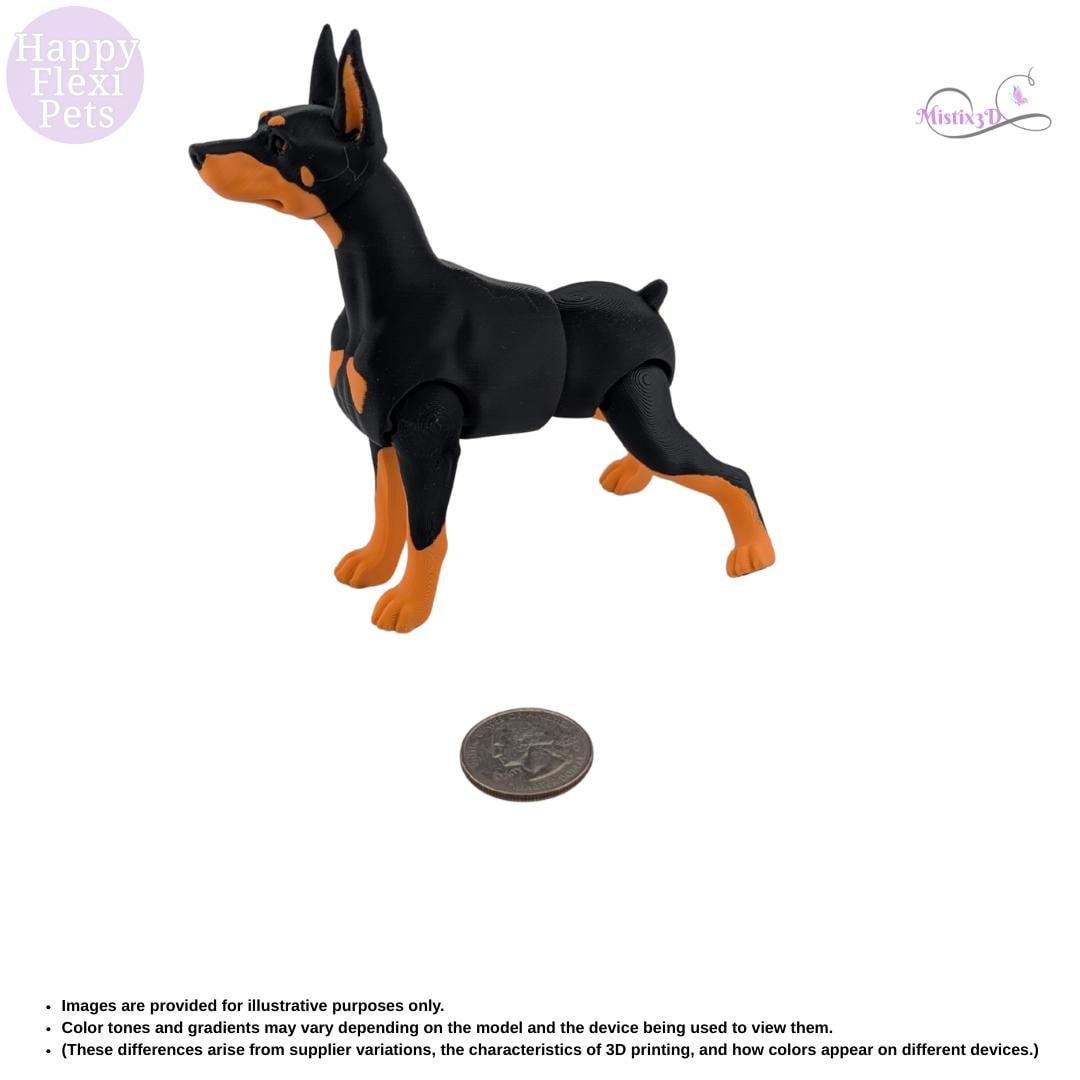 Doberman - 3D Printed – Authorized Seller of Happy Flexi Pets