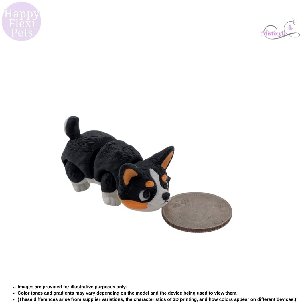 Mini Corgis-3D Printed – Authorized Seller of Happy Flexi Pets