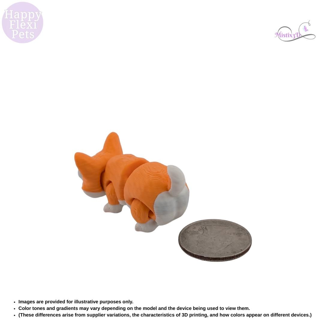 Mini Corgis-3D Printed – Authorized Seller of Happy Flexi Pets