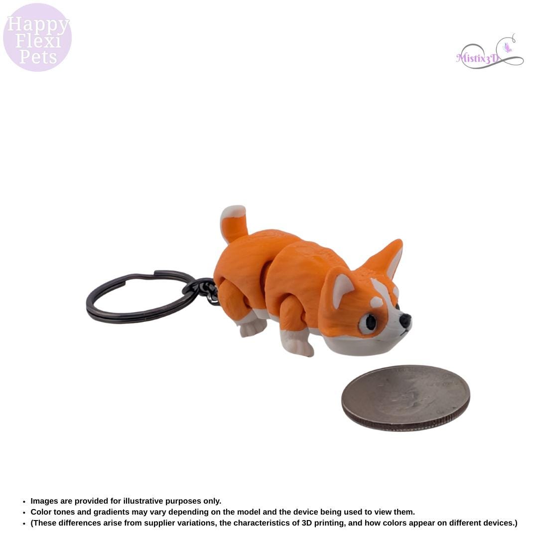 Mini Corgis-3D Printed – Authorized Seller of Happy Flexi Pets