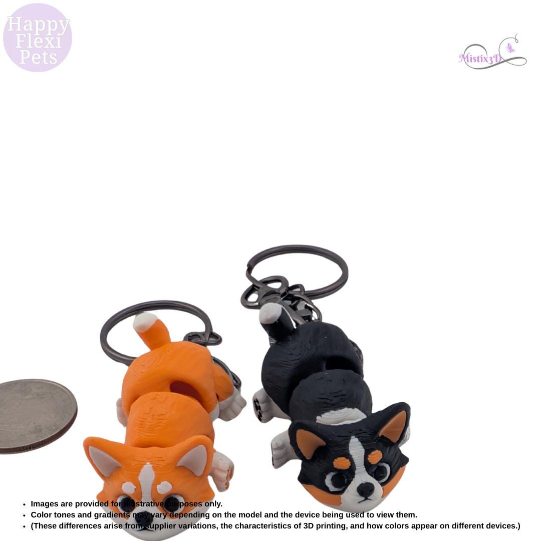 Mini Corgis-3D Printed – Authorized Seller of Happy Flexi Pets