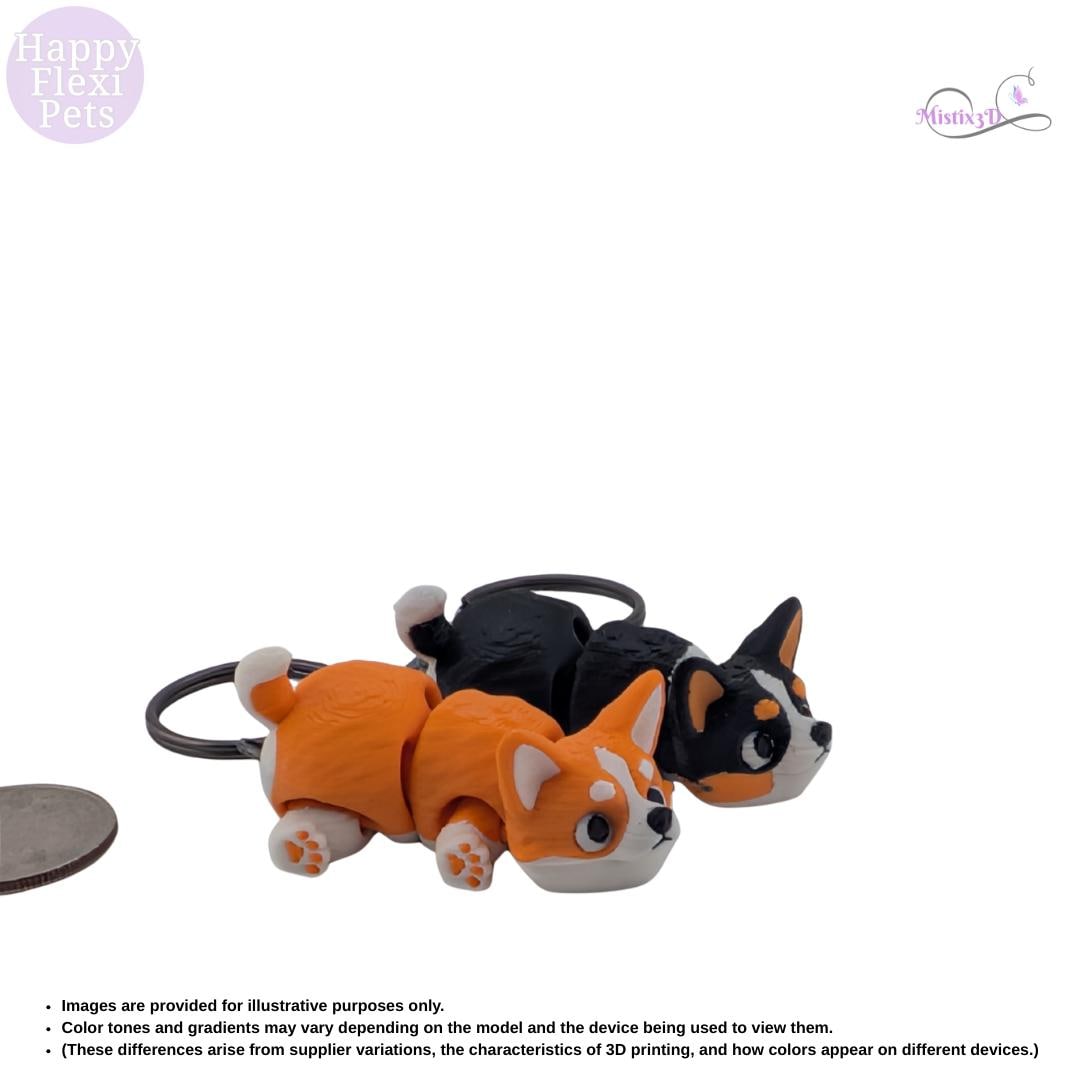 Mini Corgis-3D Printed – Authorized Seller of Happy Flexi Pets
