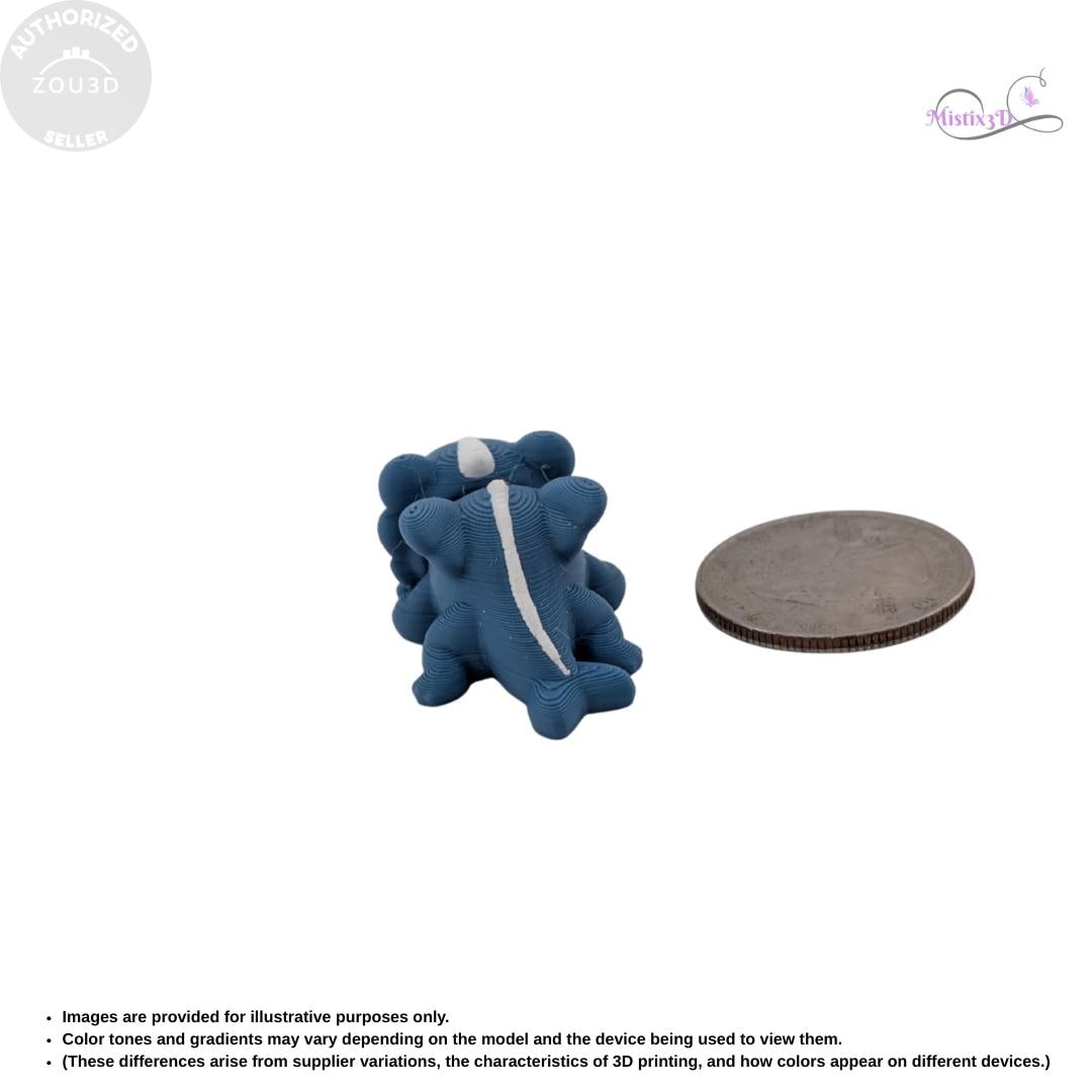 Mini Baby Water Dragon | 3D Printed | Authorized Seller Zou