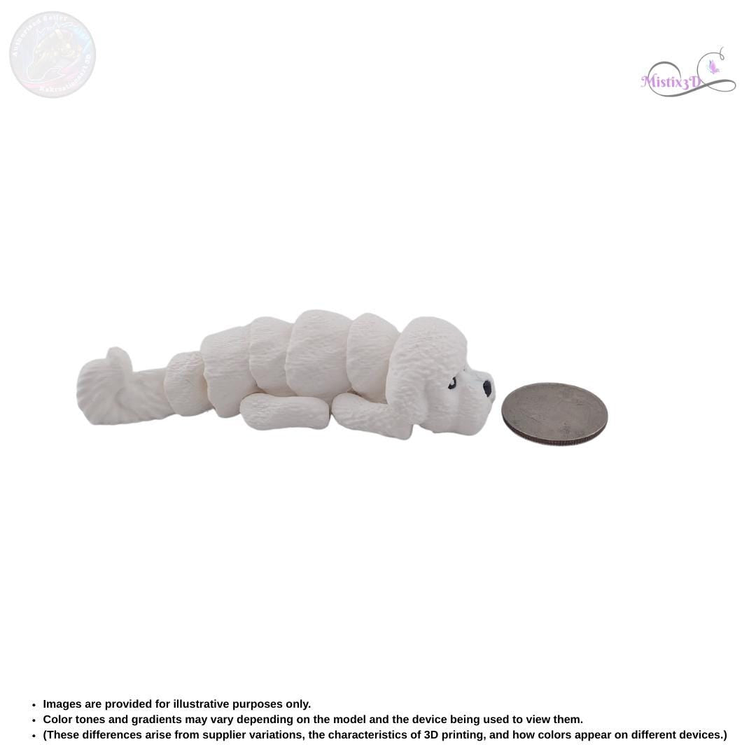 Bichon Frise 3D Printed Fidget – Authorized Seller of Kekreations