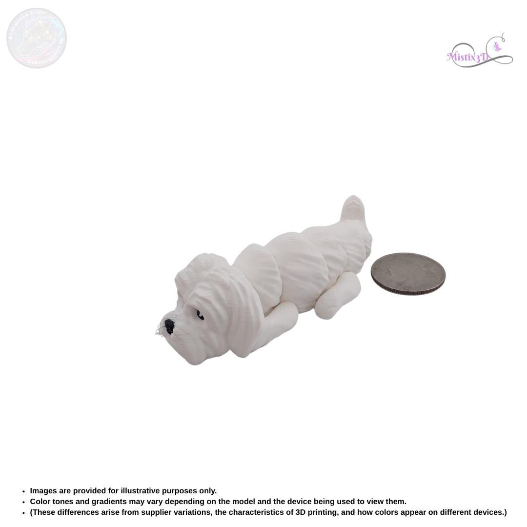 Maltese 3D Printed Dog – Authorized Seller of Kekreations