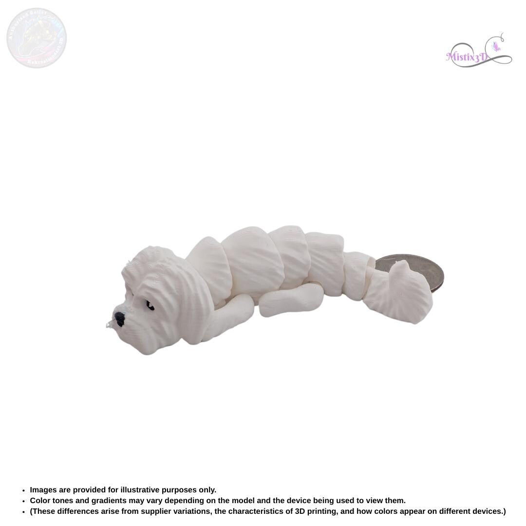 Maltese 3D Printed Dog – Authorized Seller of Kekreations