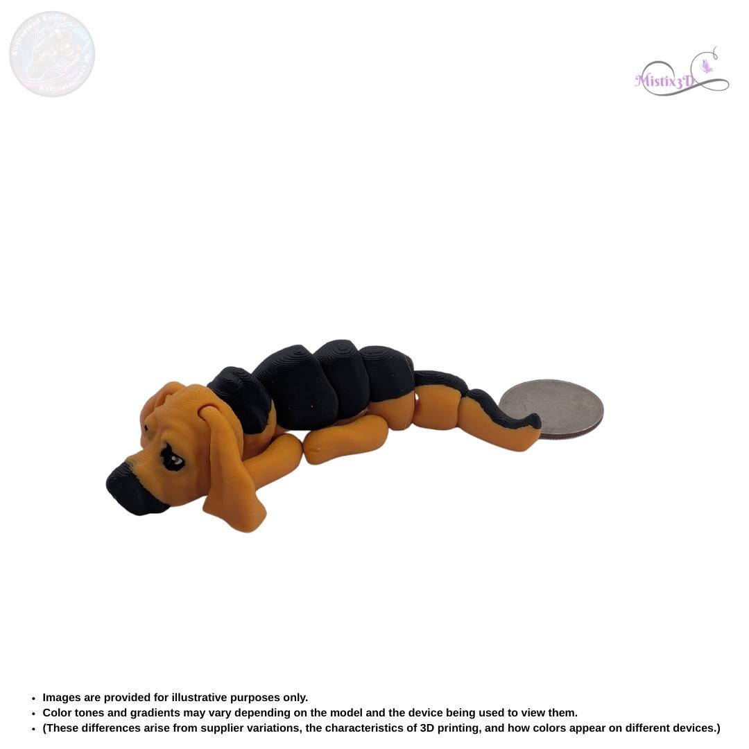 Bloodhound Dog 3D Printed – Authorized Seller of Kekreations