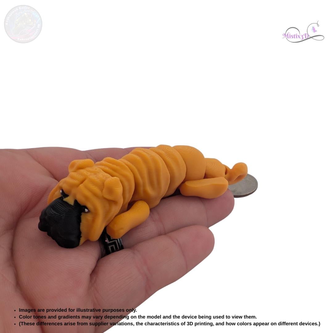 Shar Pei – 3D Printed – Authorized Seller of Kekreations