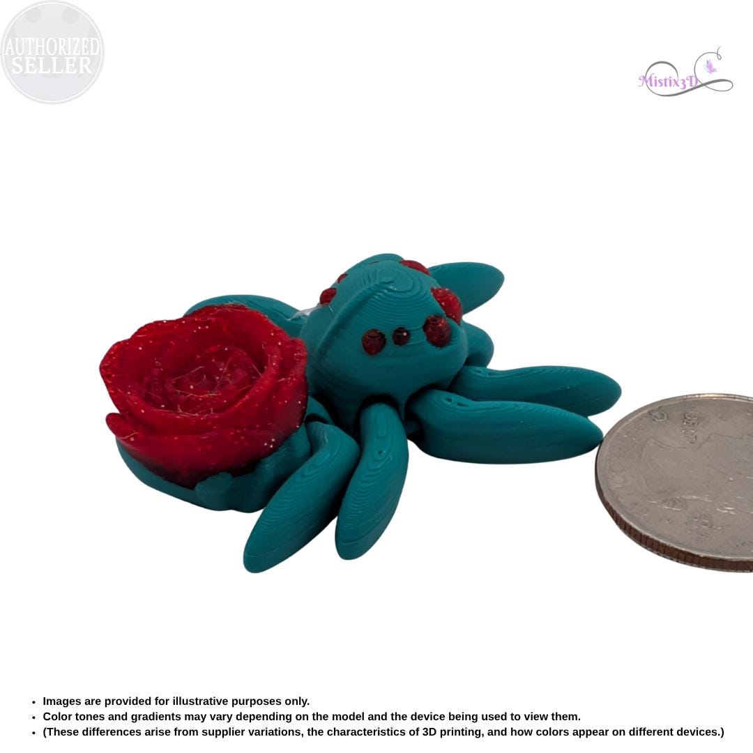 Rose Spider Articulated Fidget
