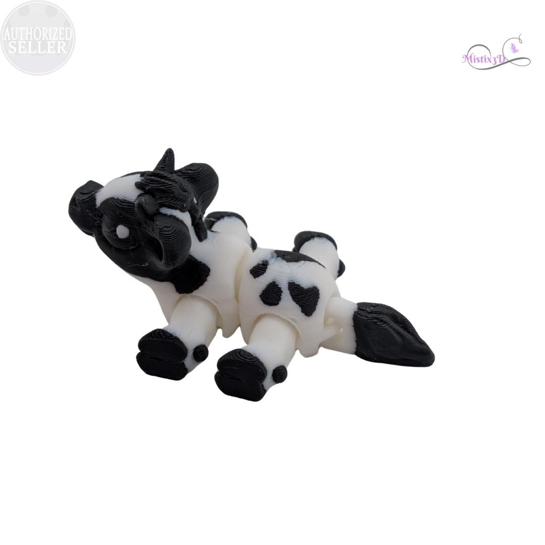 Articulated Cow Fidget Toy | 3d printed | Authorized Seller Cinderwing