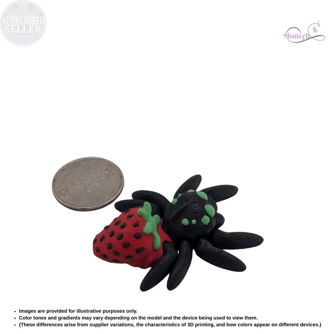 Strawberry Spider Articulated Fidget