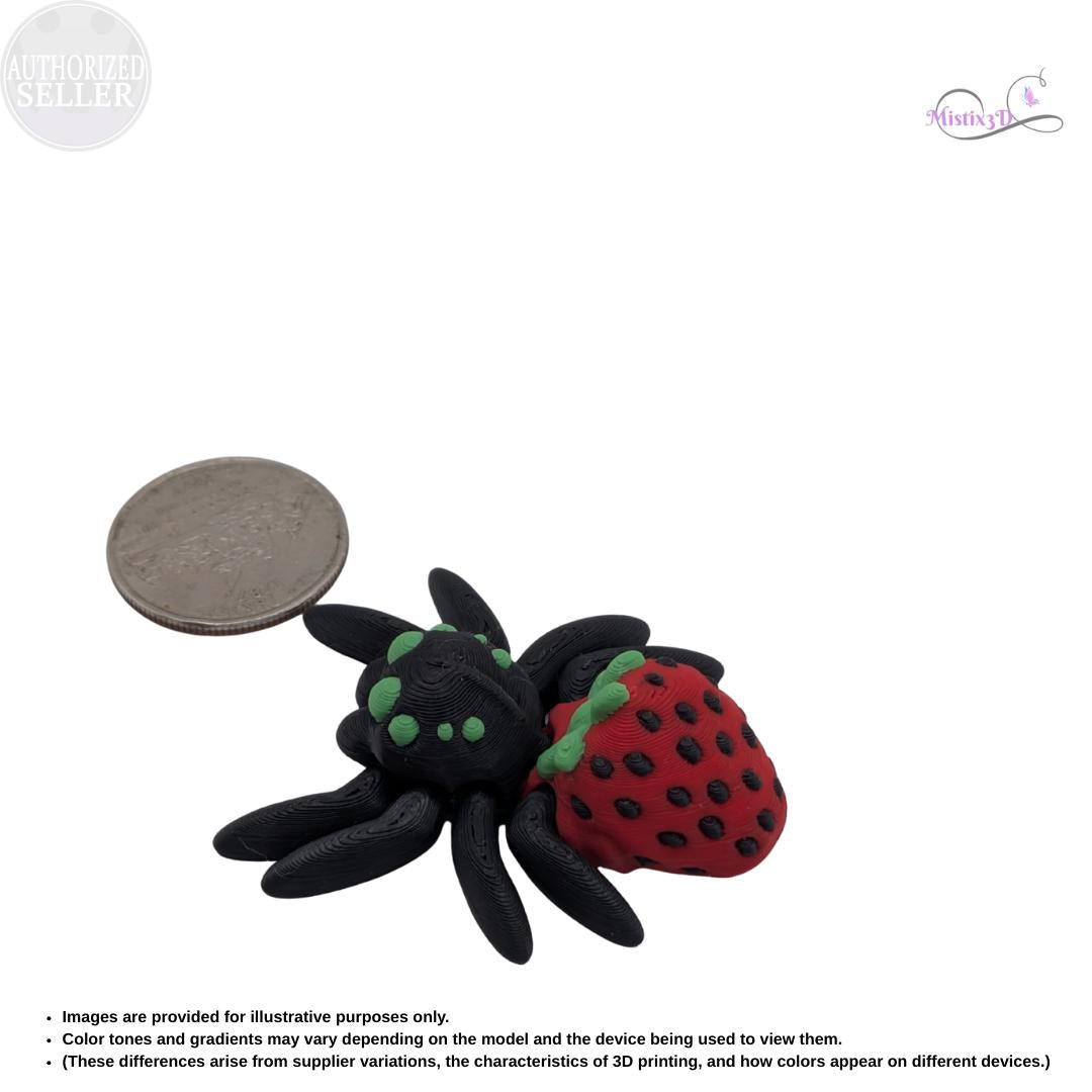 Strawberry Spider Articulated Fidget