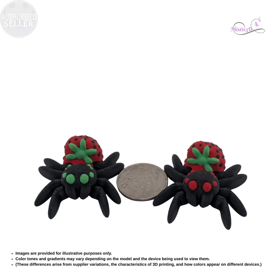 Strawberry Spider Articulated Fidget