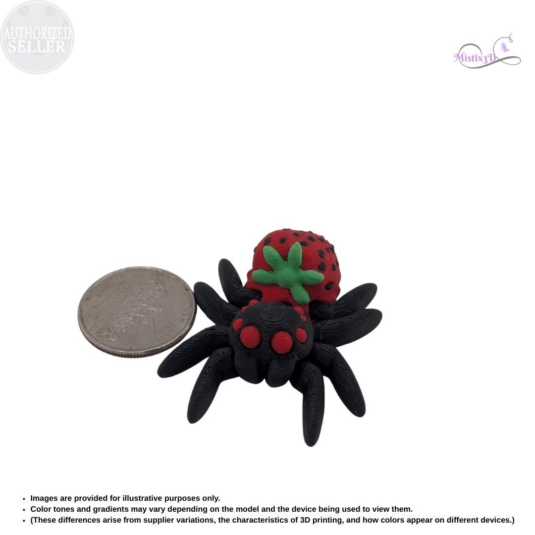 Strawberry Spider Articulated Fidget