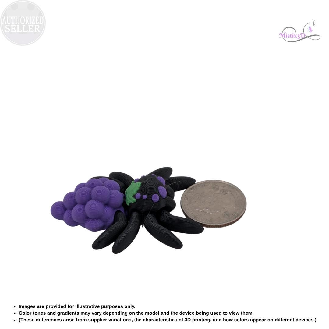 Grape Spider Articulated Fidget