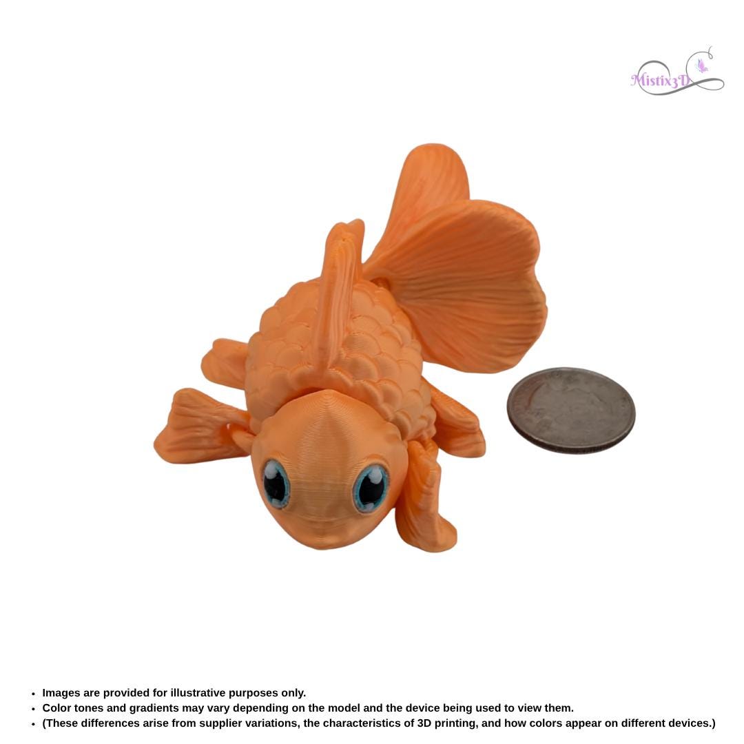 Gold Fish | 3D Printed - Authorized Seller Botega