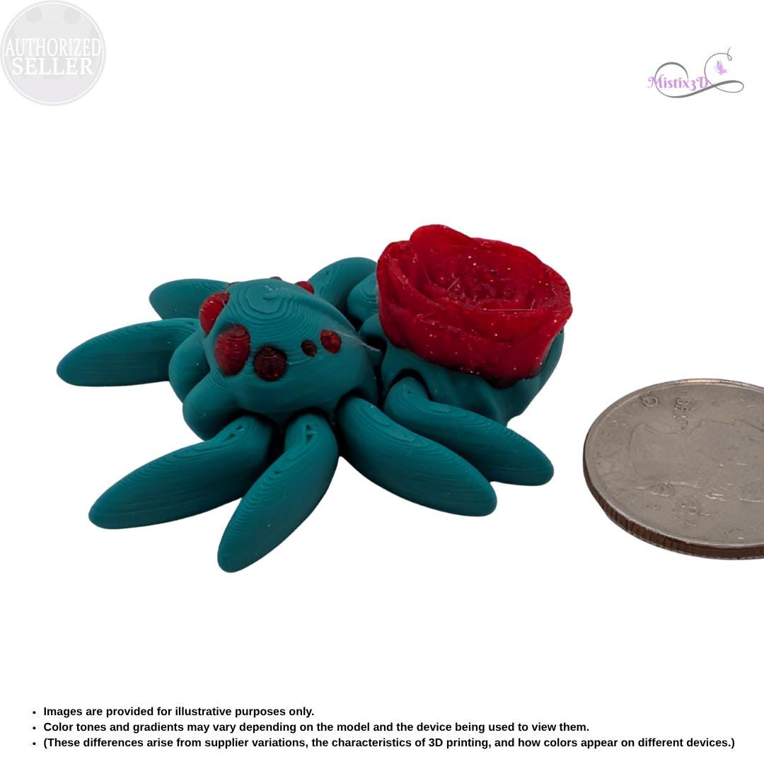 Rose Spider Articulated Fidget