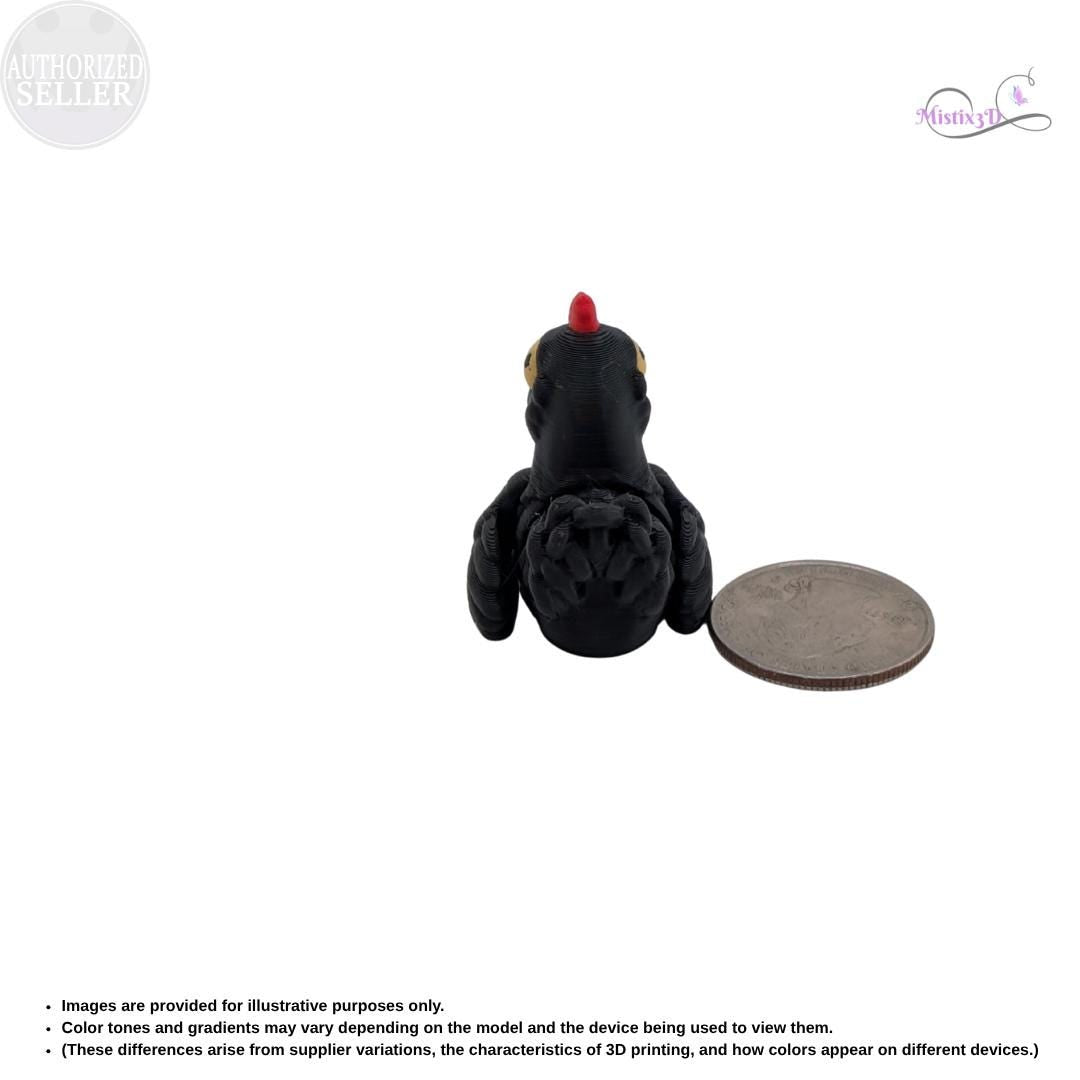 Articulated Chicken Fidget Toy | 3d printed | Authorized Seller Cinderwing