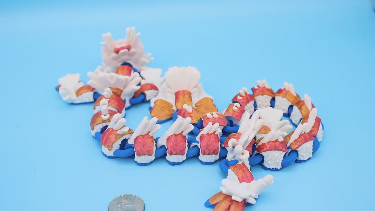 Sushi Dragon (2 Styles) - 3D Printed
