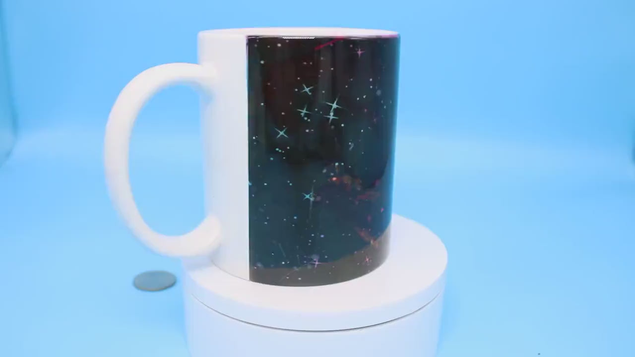 Night Sky Ceramic Mug - Hot chocolate | Coffee | Hot Tea 11 0z. Perfect gift!