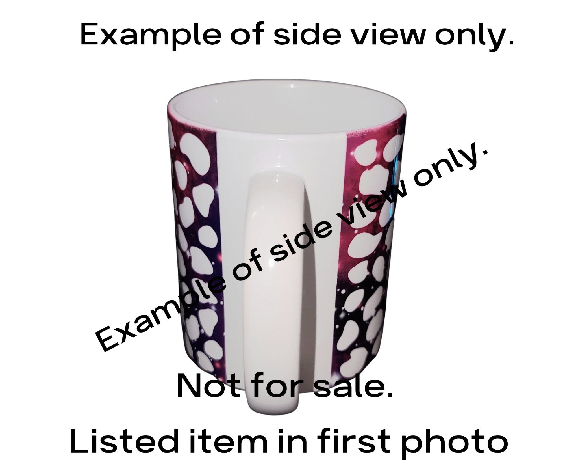 Beautiful Beach Mug 12 oz. Sublimation, Microwave & Dishwasher Safe! White