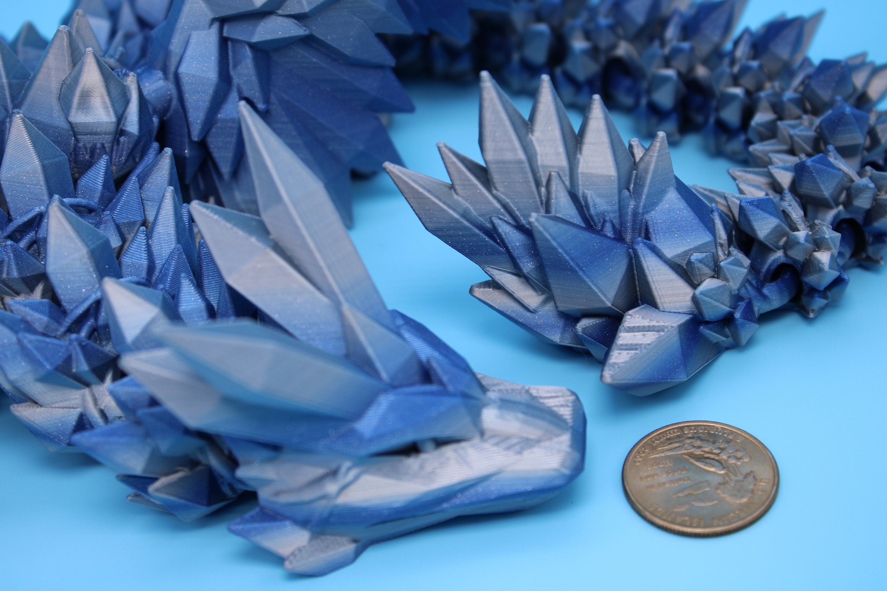 Crystal Wing Dragon Fidget Toy - Articulated Crystal Wing Dragon - 3D –  Acworth Alchemist