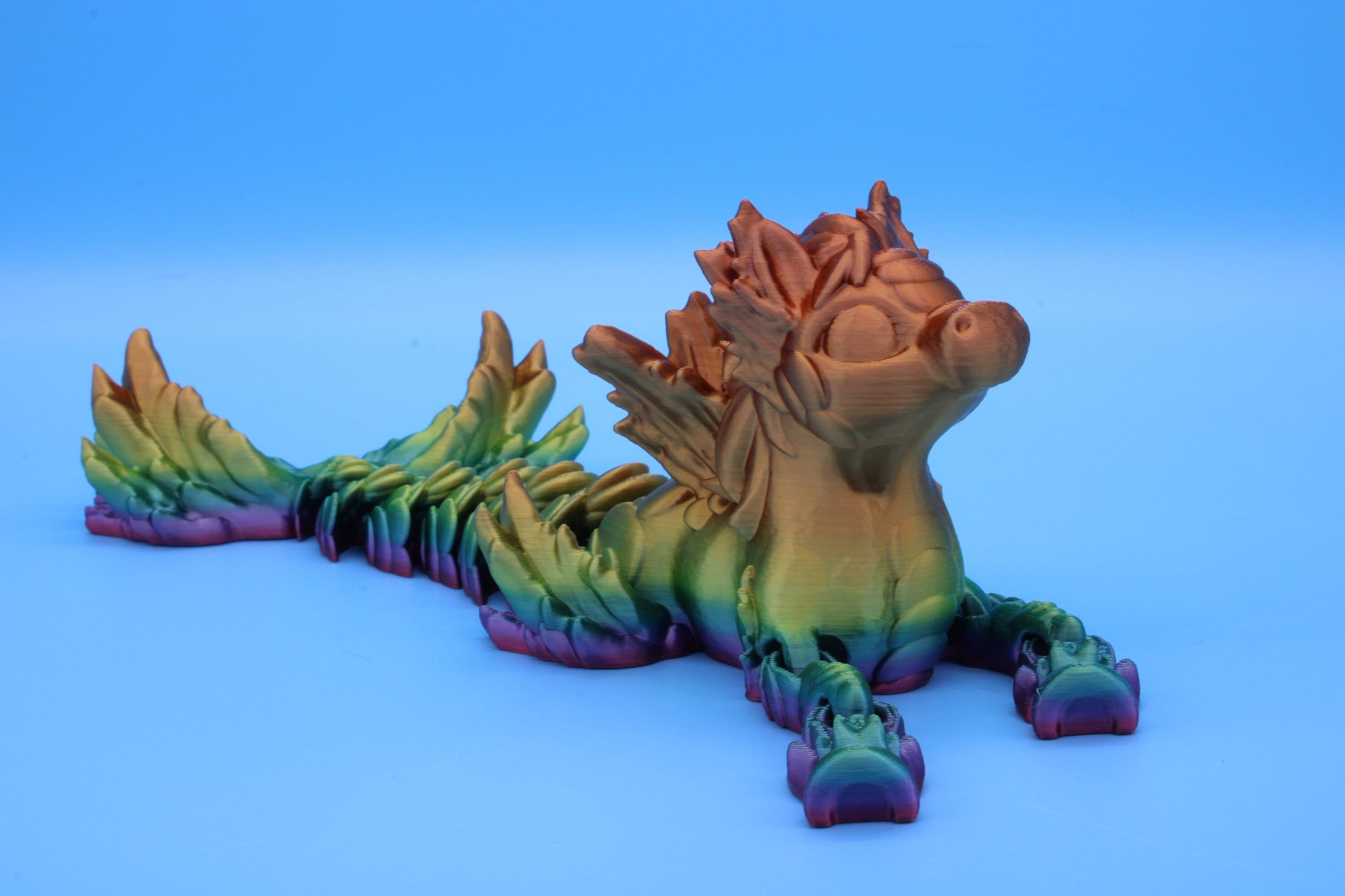 Hippocampus Sea Horse | 9.5 in. Cute Sea Horse | 3D printed articulating Sea Horse | Flexi Toy | Stress Relief, Gift.