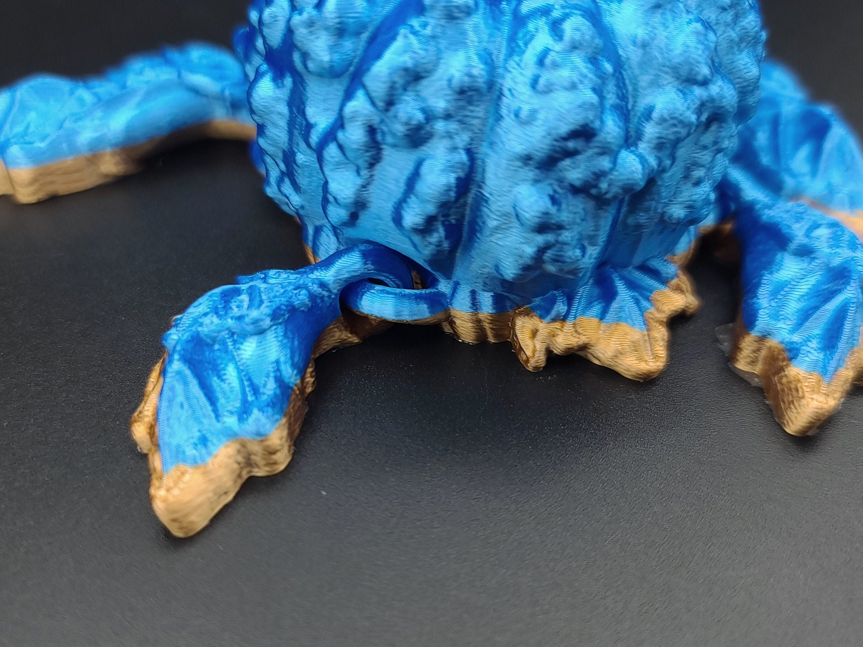 Pumpkin Turtle (Made) | 3D Printed | Multi Color | Articulating | Flexi, Fidget | Bumpkinurtle | 4.5 inch | Adorable Turtle Buddy.