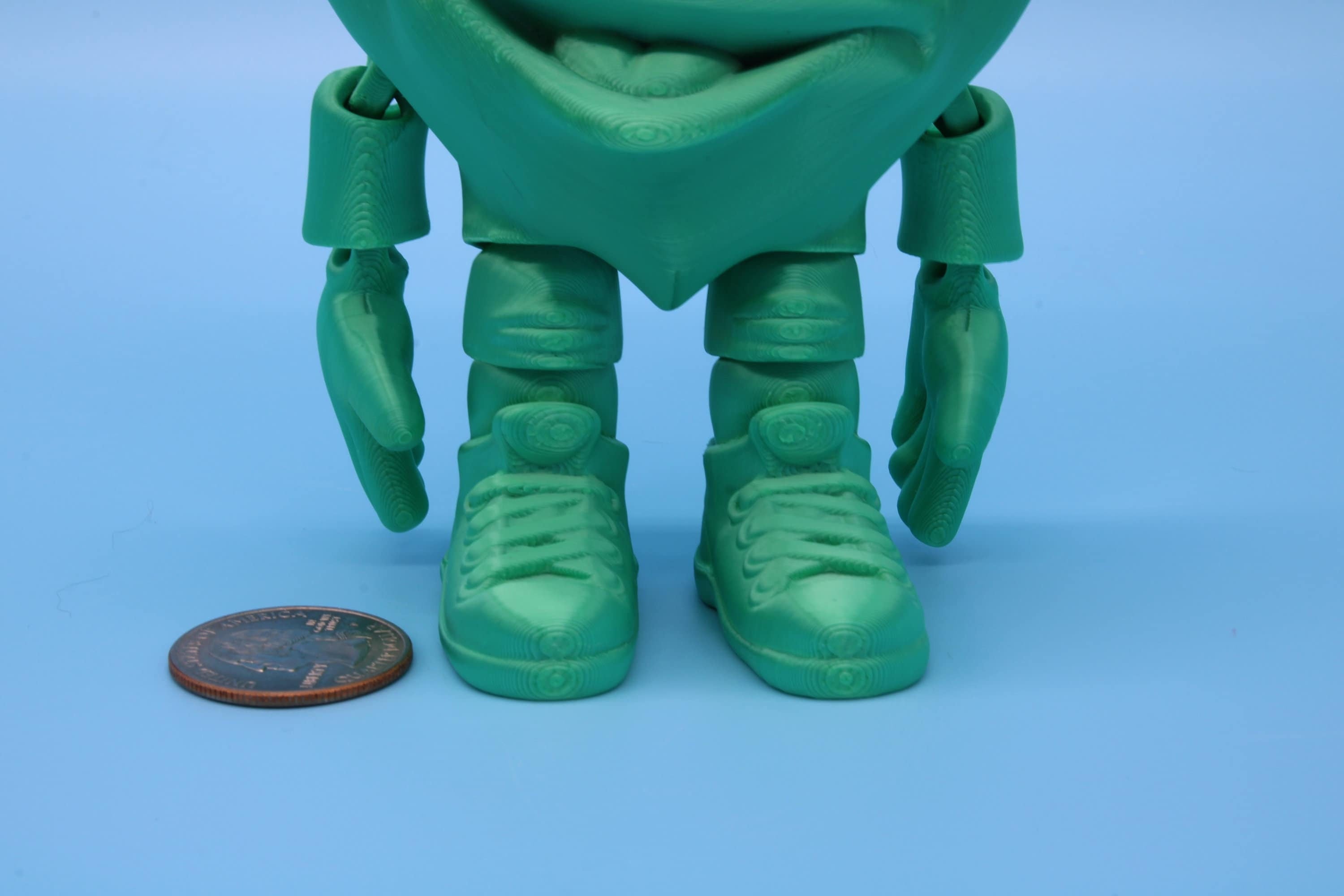 Herbert the Valentines Heart | Flexi Heart Buddy | Fidget Toy 3D printed | Articulating Heart Buddy | Flexi Toy | Stress Relief Gift