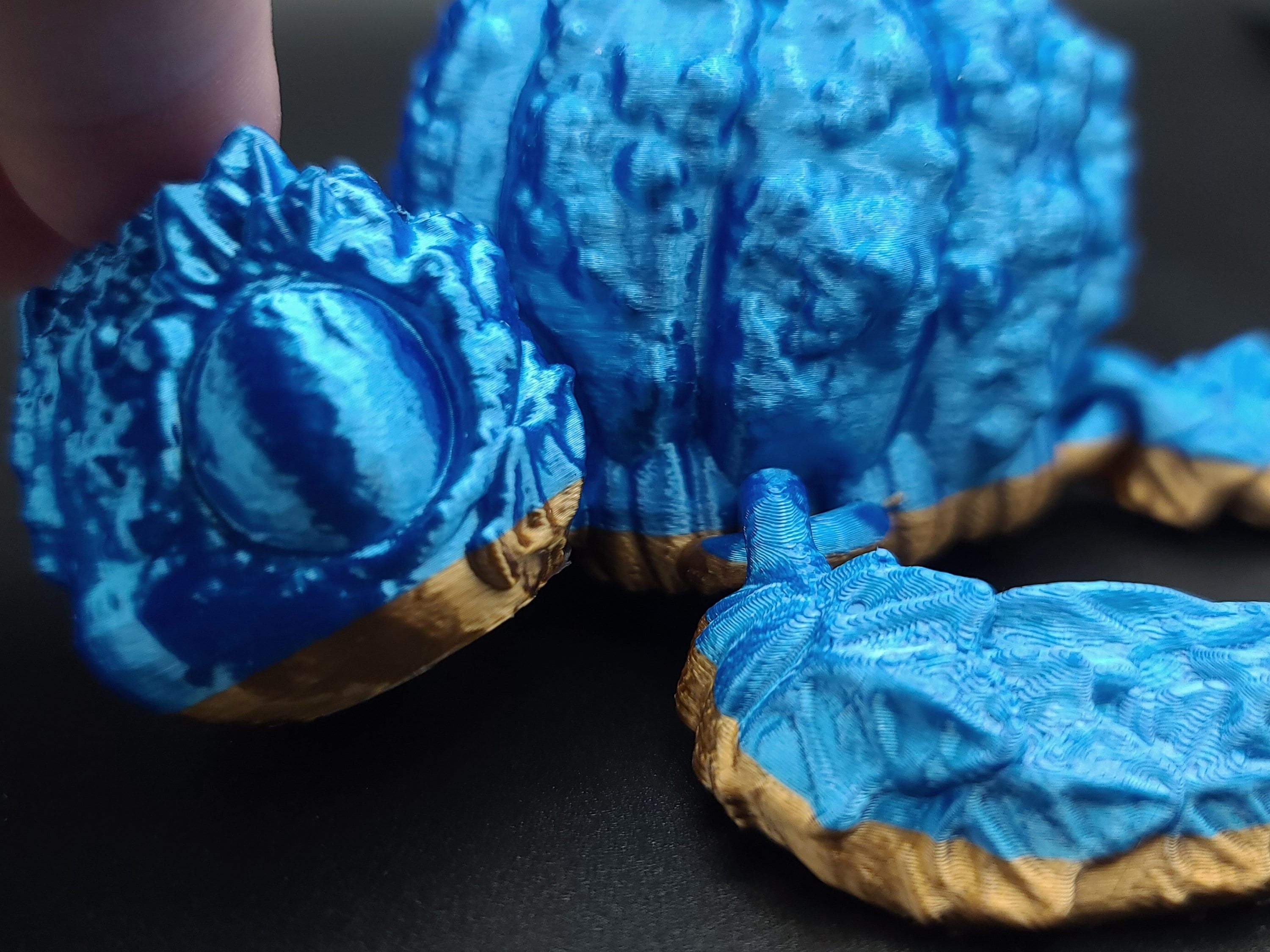 Pumpkin Turtle (Made) | 3D Printed | Multi Color | Articulating | Flexi, Fidget | Bumpkinurtle | 4.5 inch | Adorable Turtle Buddy.