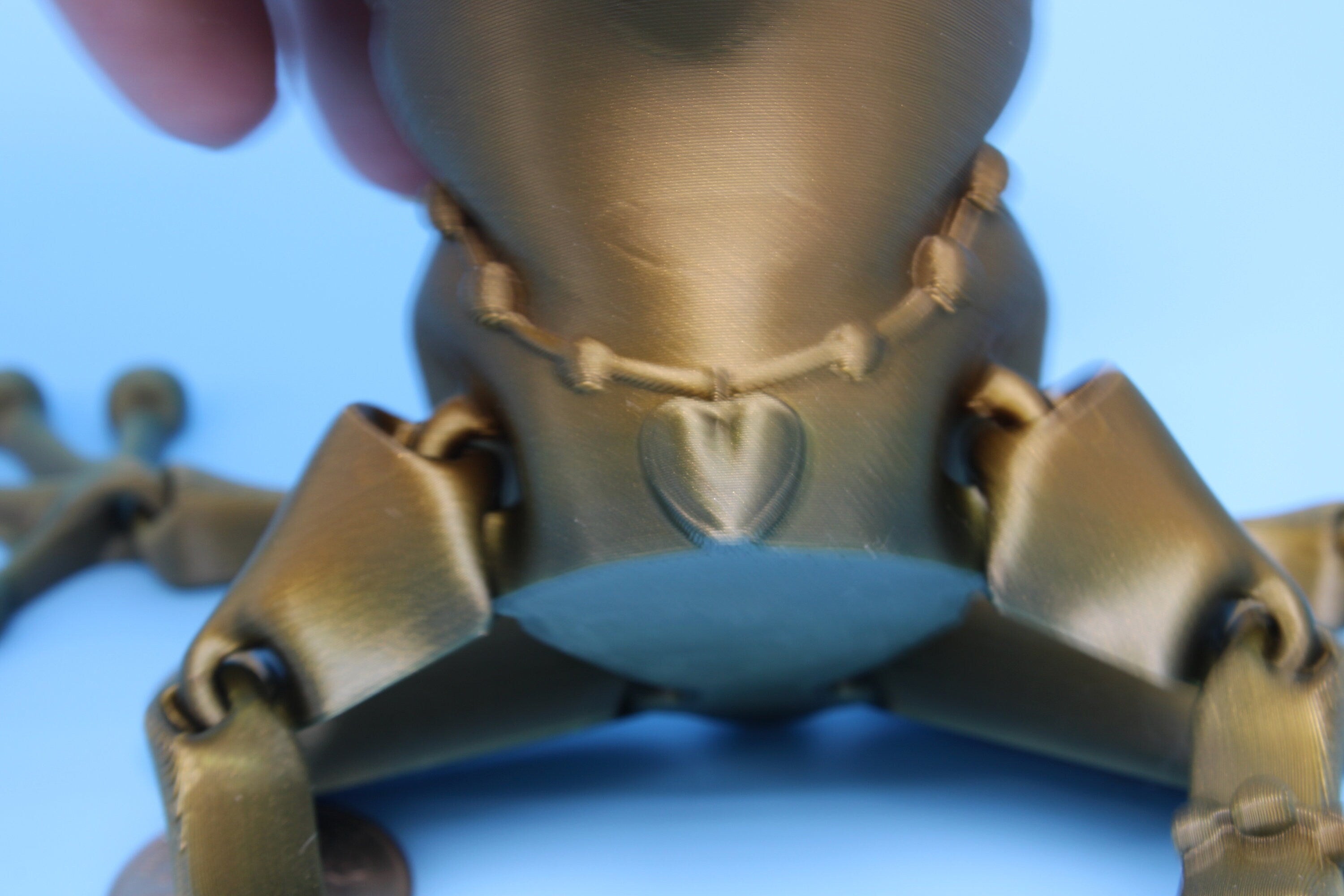 Princess Frog | Cute Flexi Toy | Articulating Frog | 3D printed Unique Fidget | Desk Buddy
