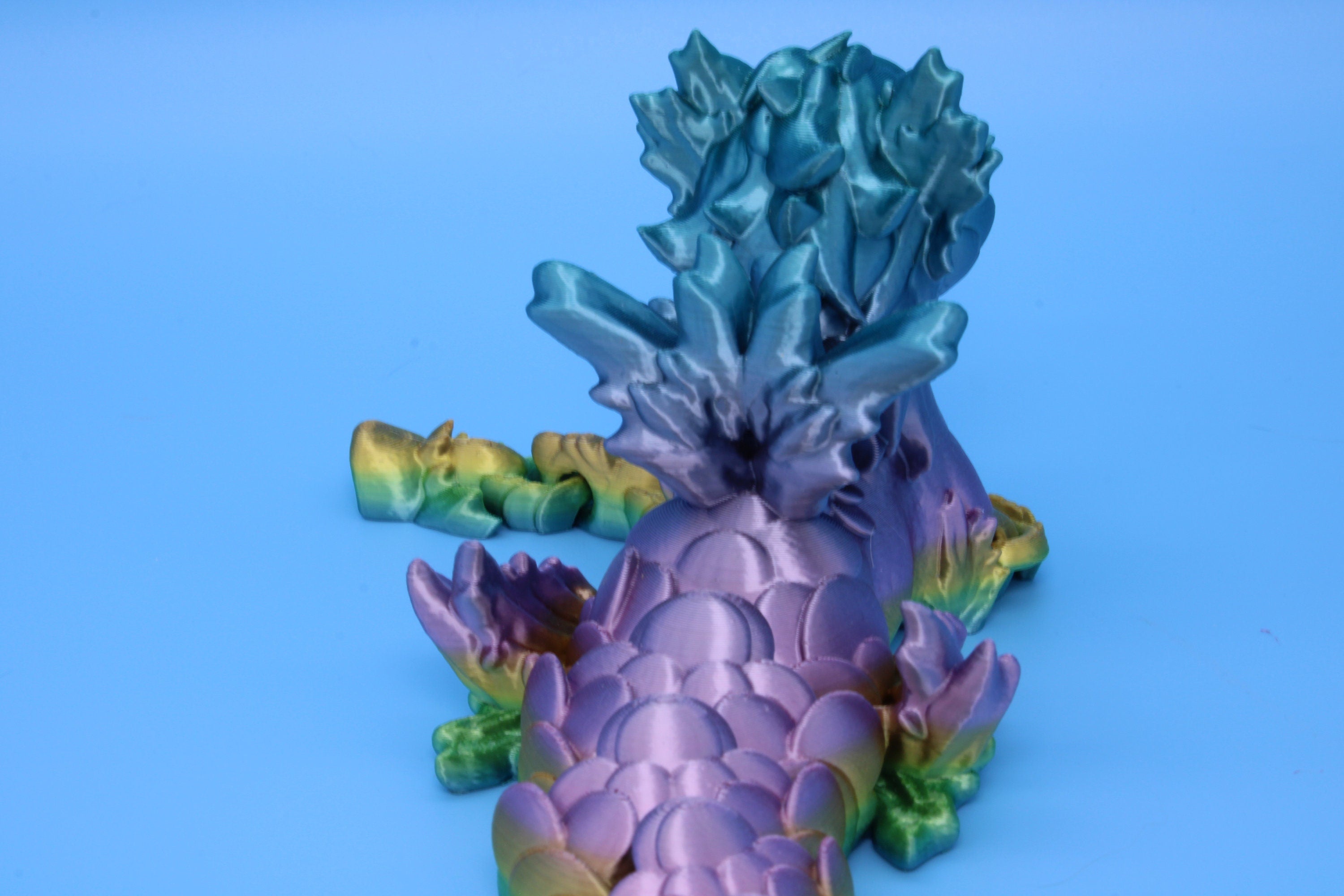 Sea Horse | Rainbow | Cute Hippocampus | 9.5 in. | 3D Printed | Sea Horse Fidget Toy.