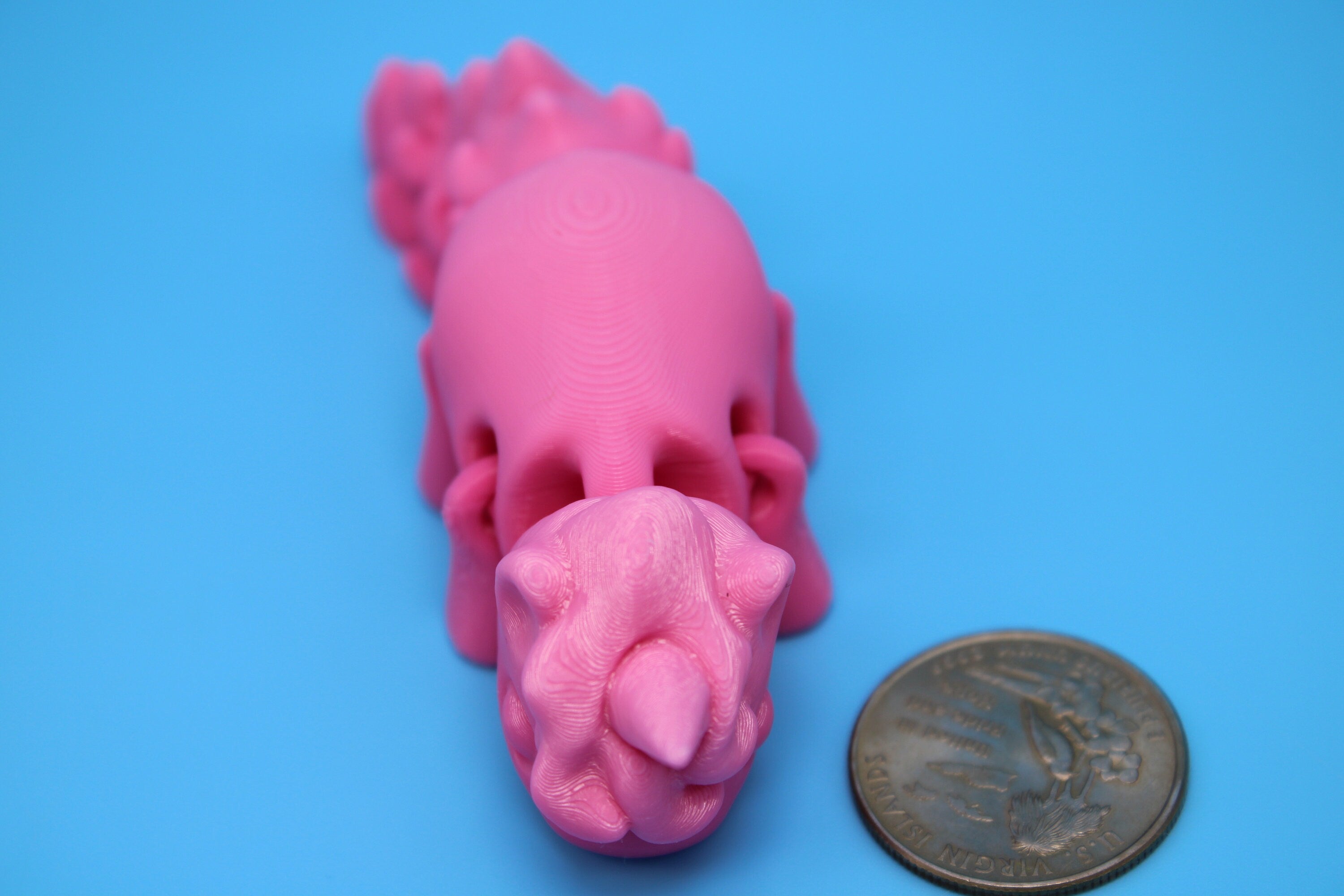 Unicorn no Wings- Pink | 3D Printed | Cute Unicorn | Sensory Toy | Fidget Toy | Articulating Unicorn.