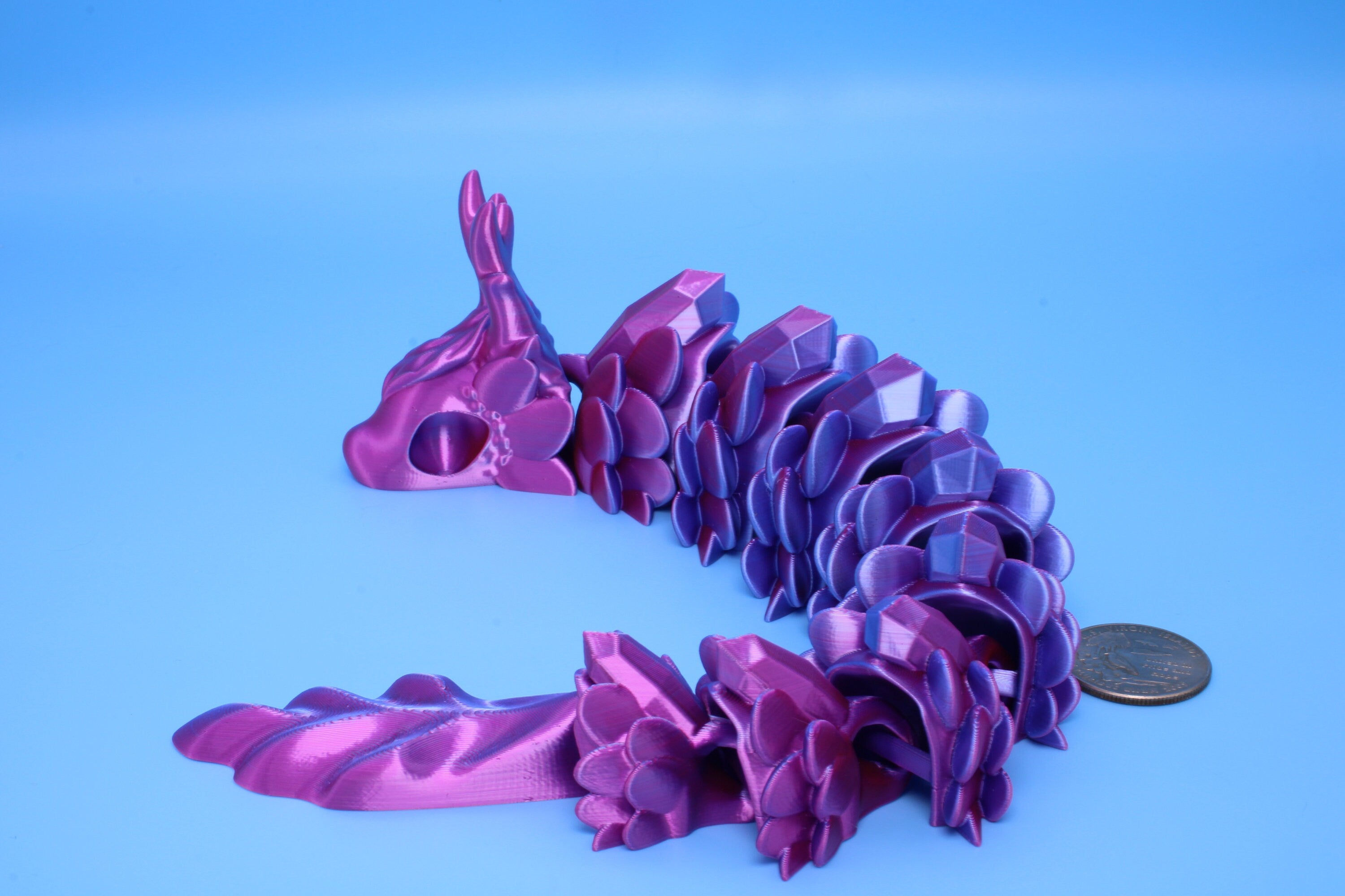 Forest Wish Spirit | Pink / Blue | 3D Printed 12.75 in.