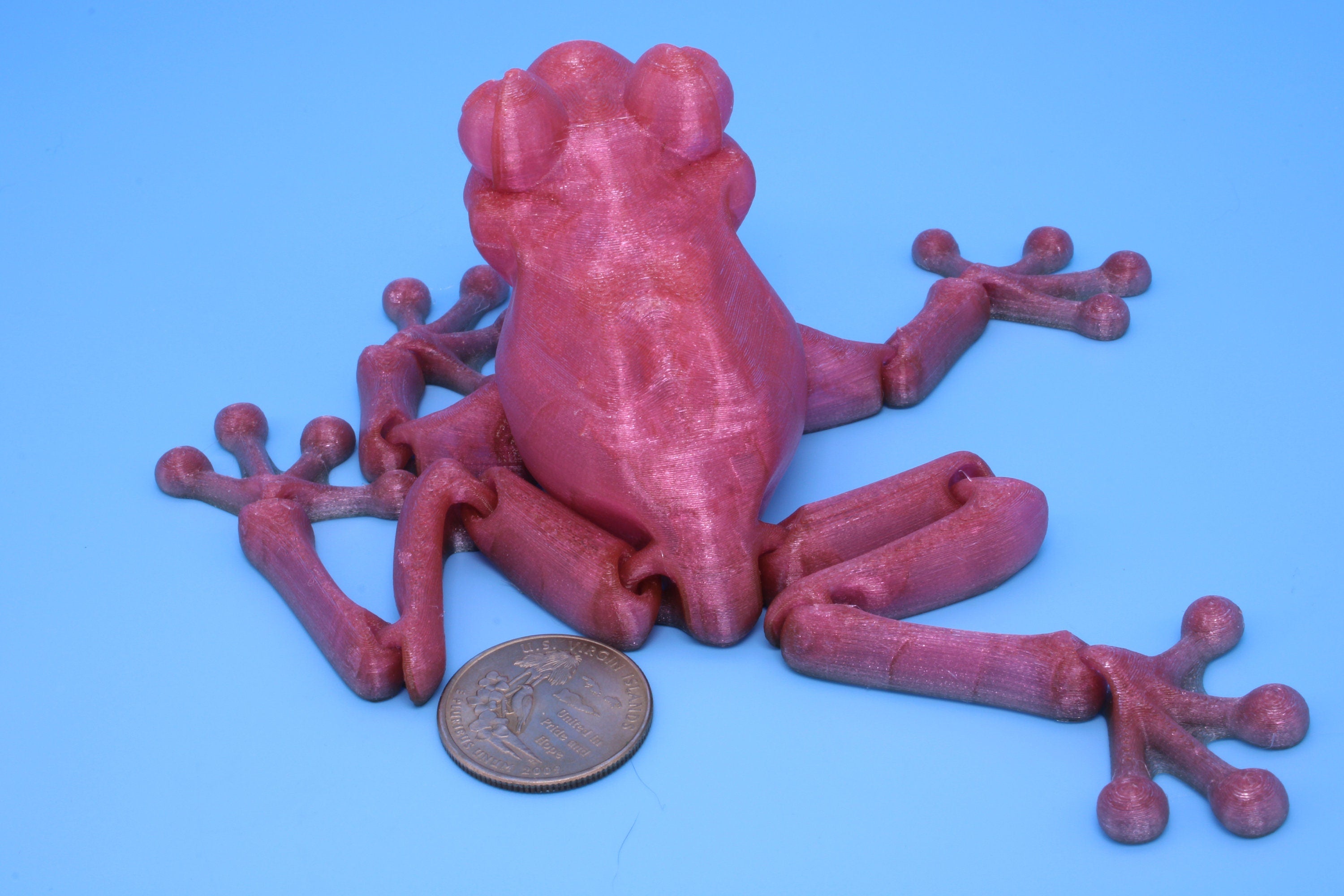 Frog- Articulating Frog | 3D printed