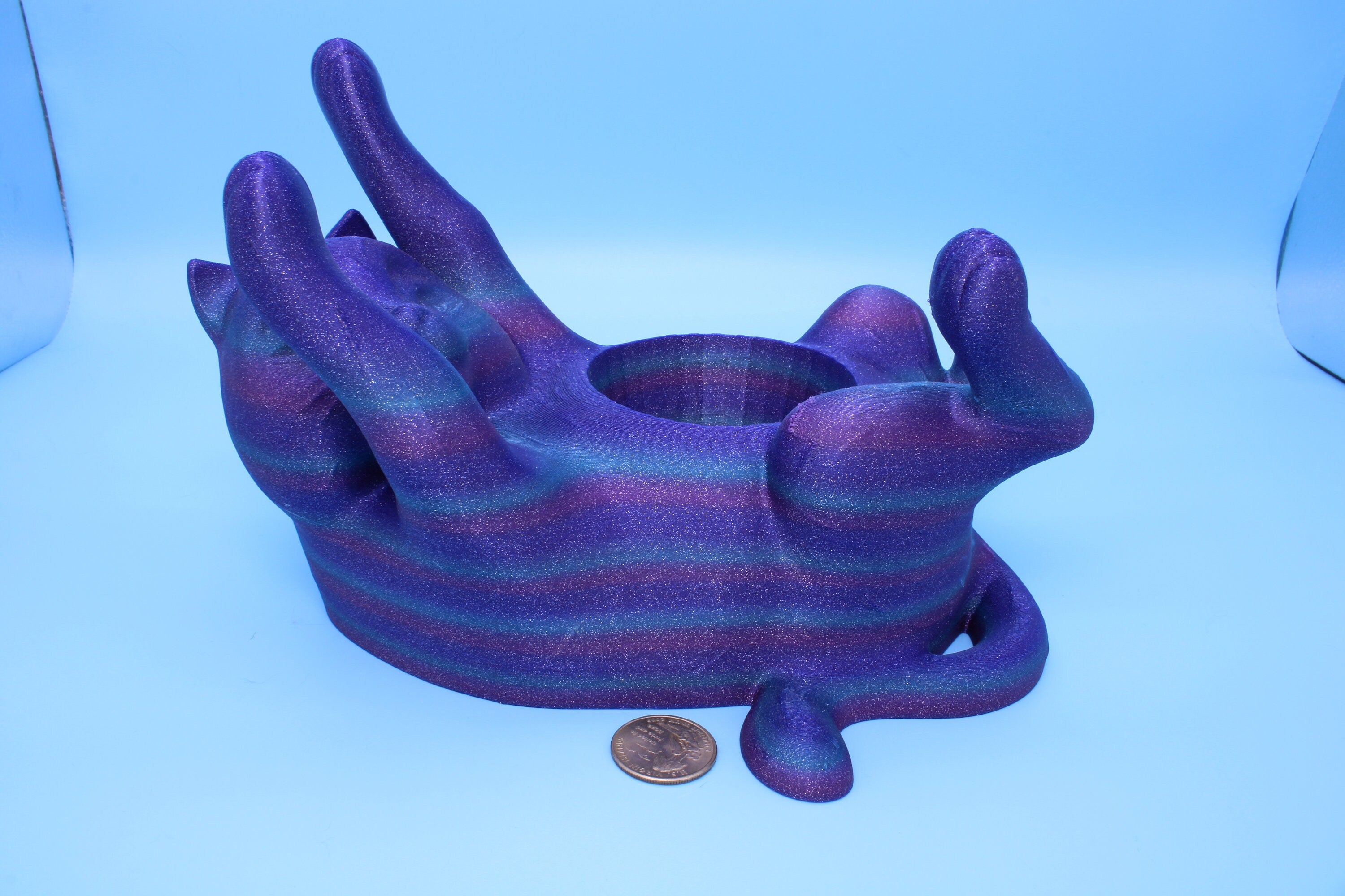Cat- Flower Pot, Pen Holder, or Small Dish | 3D Printed