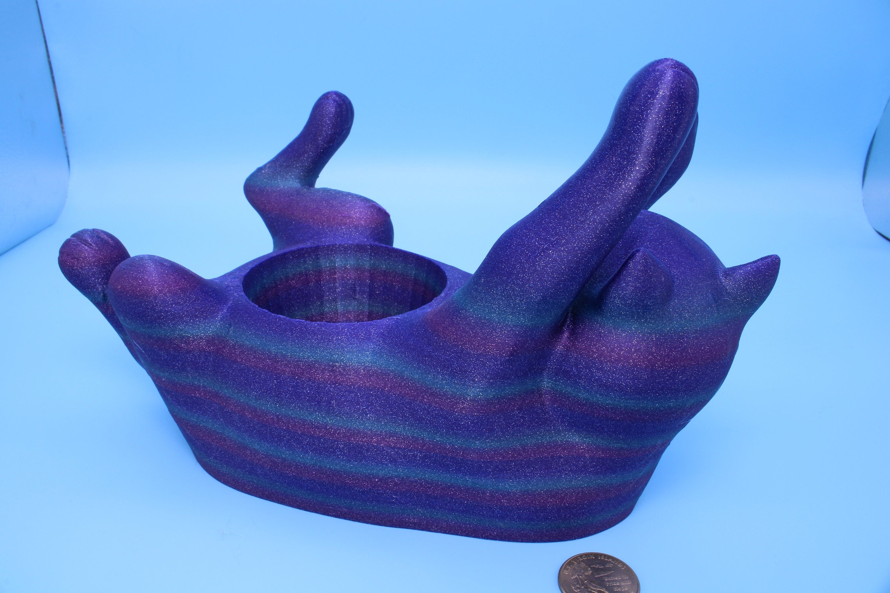 Cat- Flower Pot, Pen Holder, or Small Dish | 3D Printed