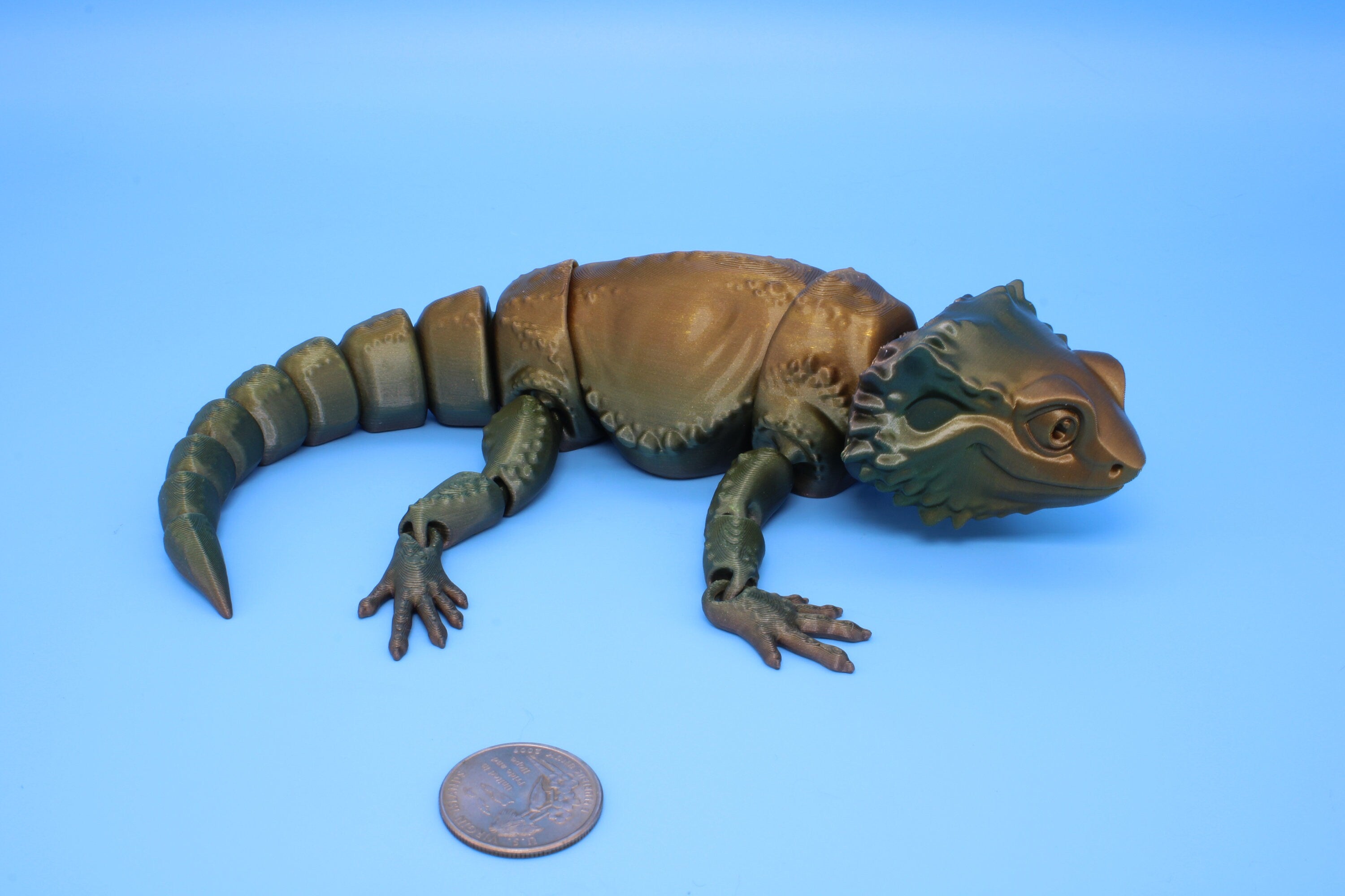 Bearded Dragon -3D Printed 10.5 in.